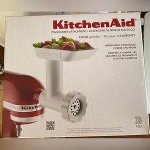 New in box Kitchenaid attachment grinder